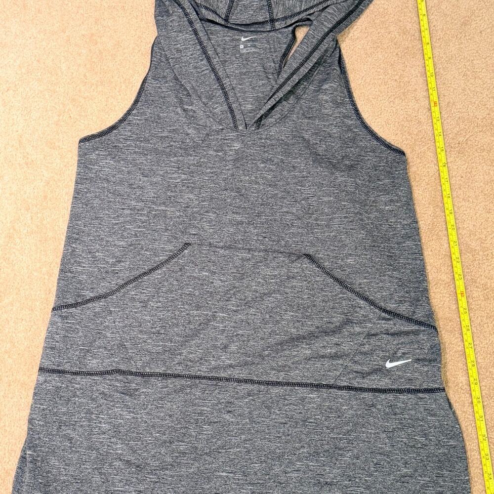 Nike Women’s XL Gray Heathered Sleeveless Hoodie Racerback Training Tank Top
